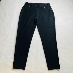 Michael Kors Womens Black Elastic Waist Stretch Knit Pull On Jegging Plus Sz 1X